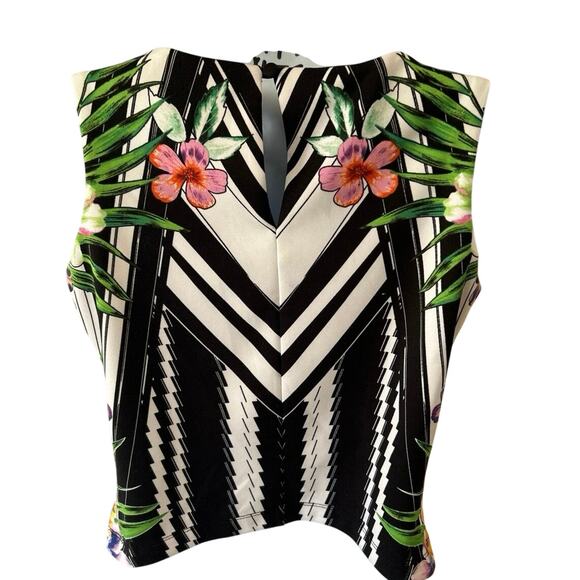 Bisou Bisou Michele Bohbot Floral Dress Tank Top, Women’s Small 
Hawaiian Style - Picture 4 of 5